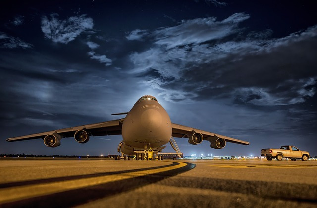 airplane on runway